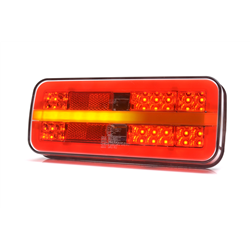 Lampa zespolona tylna W187/3DD 12V/24V wodoodporna IP68 LED kierunek pływający neon prawa z przewodem-347495131