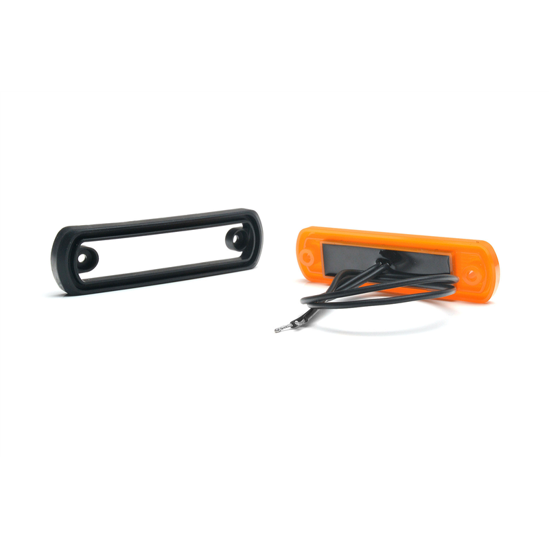 Lampa obrysowa pozycyjna boczna W189N LED 12V/24V wodoodporna IP66/68 neon Pomarańczowa-347495239