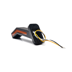 Lampa zespolona obrysowa kątowa trójstronna W168.7DD przednio - tylno - boczna LED 12V/24V wodoodporna IP66/68 neon lewa-3474951