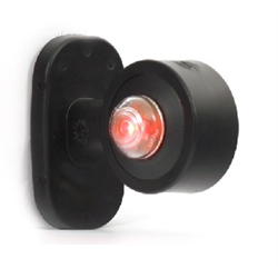 Lampa obrysowa przednio - tylna W189N 12/24V biało - czerwona wodoodporna IP66/68 prosta krótka lewa LED-347491787