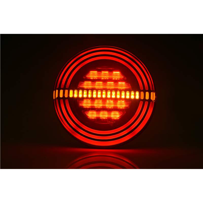 Lampa zespolona tylna okrągła W191 LED 12V/24V wodoodporna IP66/68 uniwersalna prawa, lewa neon-347495107