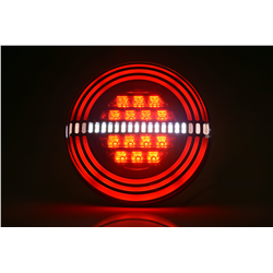 Lampa zespolona tylna okrągła W192 LED 12V/24V wodoodporna IP66/68 uniwersalna prawa, lewa neon-347495103