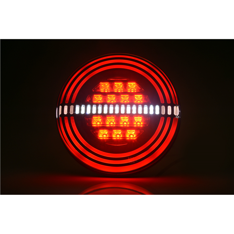 Lampa zespolona tylna okrągła W192 LED 12V/24V wodoodporna IP66/68 uniwersalna prawa, lewa neon-347495103