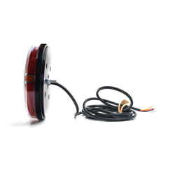 Lampa zespolona tylna okrągła W191DD LED 12V/24V wodoodporna IP66/68 uniwersalna prawa, lewa neon kierunek pływający-347495094