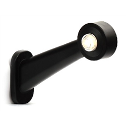 Lampa obrysowa przednio - tylna W21.3 12/24V Biało - Czerwona LED 12V/24V wodoodporna IP66/68 lewa-347491791