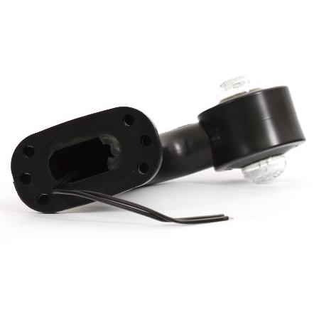 Lampa obrysowa kątowa przednio - tylna W21.5 12/24V biało - czerwona 12V/24V wodoodporna IP66/68 prawa LED-347491808