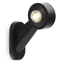 Lampa obrysowa kątowa przednio - tylna W21.7 12/24V Biało - Czerwona 12V/24V wodoodporna IP66/68 średnia kątowa lewa LED-3474918