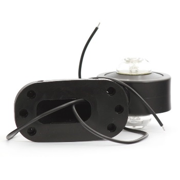 Lampa obrysowa kątowa przednio - tylna W21.7 12/24V Biało - Czerwona 12V/24V wodoodporna IP66/68 średnia kątowa lewa LED-3474918