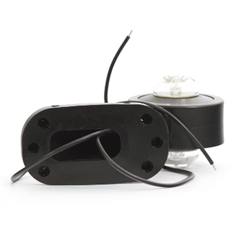 Lampa obrysowa kątowa przednio - tylna W21.7 12/24V Biało - Czerwona 12V/24V wodoodporna IP66/68 średnia kątowa prawa LED-347491