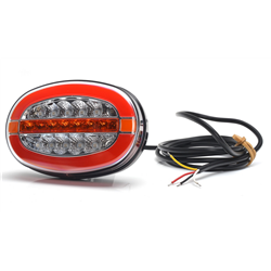 Lampa zespolona tylna elipsa W205 uniwersalna prawa - lewa LED 12V/24V wodoodporna IP66/68 neon-347496063