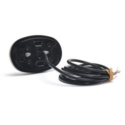 Lampa zespolona przednia elipsa W206 uniwersalna prawa - lewa LED 12V/24V wodoodporna IP66/68 neon-347496060