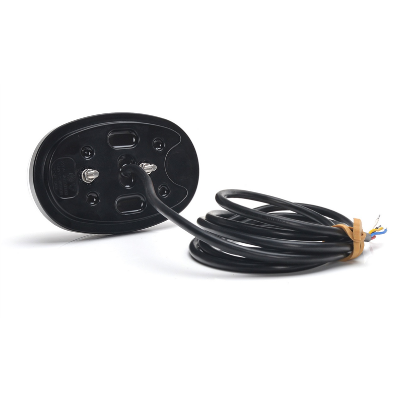 Lampa zespolona przednia elipsa W206 uniwersalna prawa - lewa LED 12V/24V wodoodporna IP66/68 neon-347496060