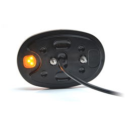 Lampa zespolona przednia elipsa W206 uniwersalna prawa - lewa LED 12V/24V wodoodporna IP66/68 neon-347496051
