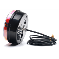 Lampa zespolona tylna projekcyjna W210DD LED 12V/24V wodoodporna IP66/68 prawa neon kierunek pływający-347496531