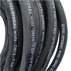 Wąż do układu chłodzenia i gorącej wody - EPDM DN14 - 6 bar / 0.6 Mpa 120°C - 20m Premium HYDRAL sprzedawany na metry-347522297