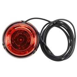 Lampa ostrzegawcza LED 12-24V błyskowa kogut IP6 mocowanie na śruby WAŚ-347912075
