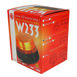 Lampa ostrzegawcza LED 12-24V błyskowa kogut IP6 mocowanie na śruby WAŚ-347912078