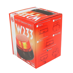 Lampa ostrzegawcza LED 12-24V błyskowa kogut IP6 mocowanie na trzpień WAŚ-347909448