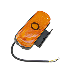 Lampa zespolona obrysowa pozycyjna i kierunku jazdy W240 12V/24V LED z funkcją rzucania światła na podłoże obrys pojazdu wodoodp