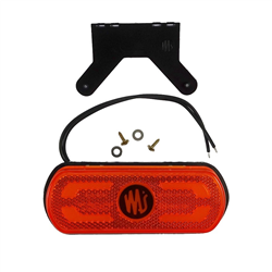 Lampa zespolona obrysowa pozycyjna i kierunku jazdy W240 12V/24V LED z funkcją rzucania światła na podłoże obrys pojazdu wodoodp