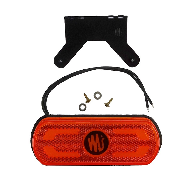 Lampa zespolona obrysowa pozycyjna i kierunku jazdy W240 12V/24V LED z funkcją rzucania światła na podłoże obrys pojazdu wodoodp
