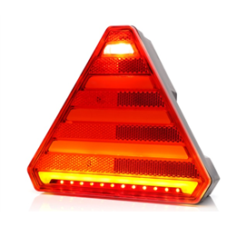 Lampa zespolona tylna 7-funkcyjna lewa W245 12V/24V LED wodoodporna z oświetleniem tablicy rejestracyjnej z przewodem neon-34750