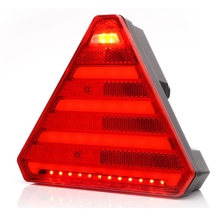 Lampa zespolona tylna 7-funkcyjna lewa W245 12V/24V LED wodoodporna z oświetleniem tablicy rejestracyjnej z przewodem neon-34750