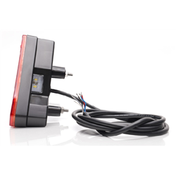 Lampa zespolona tylna 7-funkcyjna lewa W245 12V/24V LED wodoodporna z oświetleniem tablicy rejestracyjnej z przewodem neon-34750