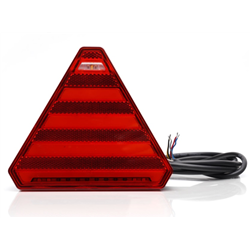 Lampa zespolona tylna 7-funkcyjna prawa W245 12V/24V LED wodoodporna z oświetleniem tablicy rejestracyjnej z przewodem neon-3475