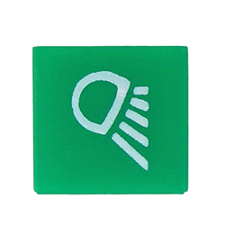 Wkładka symbol przełącznika klawiszowego świateł roboczych Zetor Proxima ZTS Zetor Ursus odpowiednik Hella 9XT713630371 ELMOT-34