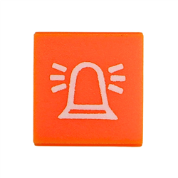 Wkładka symbol przełącznika klawiszowego lampy ostrzegawczej błyskowej kogut Proxima Forterra ZTS Zetor Ursus C-385 ELMOT-347773