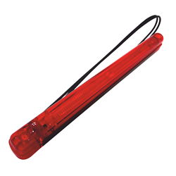 Lampa obrysowa tylna W38 12V/24V LED 38cm wodoodporna tylna czerwona z przewodem-347495841