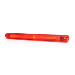 Lampa obrysowa tylna W38 12V/24V LED 38cm wodoodporna tylna czerwona z przewodem-347495843