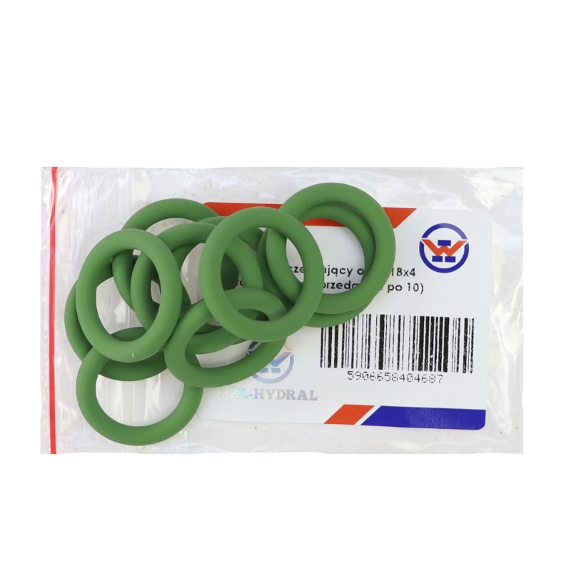 Pierścień uszczelniający O-ring 18x4 oring Fluoroelastomer Viton PZL HYDRAL (sprzedawane po 10 szt - cena za szt )-347517105