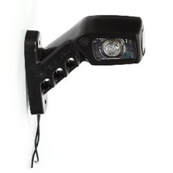 Lampa zespolona obrysowa kątowa krótka przednio - tylna i pozycyjna boczna W48 LED 12/24V wodoodporna prawa z przewodem-34749181