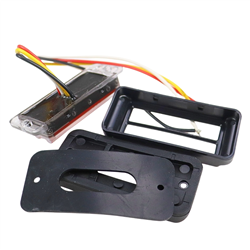 Lampa ostrzegawcza LED 12-24V IP6 ze światłem pozycyjne - obrysowe tylne WAŚ-347910309
