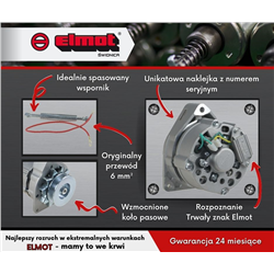 Alternator 50457970 72A Ursus C-360 ELMOT-347751571