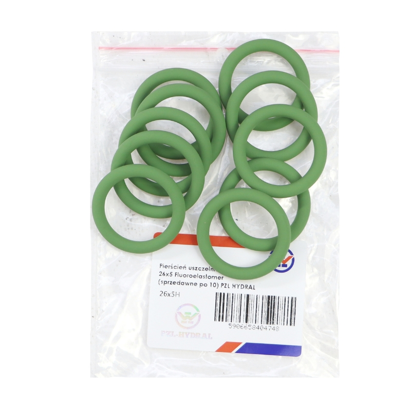 Pierścień uszczelniający O-ring 26x5 oring Fluoroelastomer Viton PZL HYDRAL (sprzedawane po 10 szt - cena za szt )-347517850