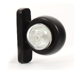 Lampa obrysowa krótka przednio - tylna W56 LED 12/24V z przewodem wodoodporna IP66/68 LED-347491810
