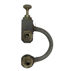 Zawór sterujący podnośnika hydrauliki z pokrętłem Ursus MF Oryginał-347480297
