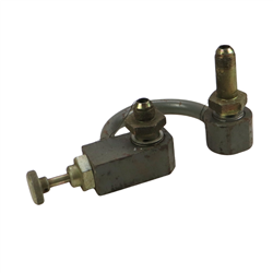 Zawór sterujący podnośnika hydrauliki z pokrętłem Ursus MF Oryginał-347480298