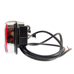 Lampa tylna zespolona diodowa W66LP 5-funcyjna bez oświetlenia tablicy rejestracyjnej LED 12/24V prawa - lewa wodoodporna kolor 