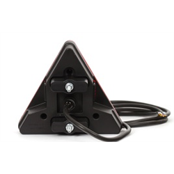 Lampa zespolona tylna 4-funkcyjna kształt trójkąta W68L LED 12/24V lewa wodoodporna z przewodem-347486917