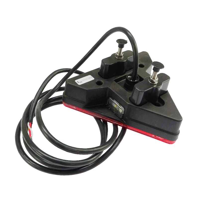 Lampa zespolona tylna 6-funkcyjna kształt trójkąta W68L z światłem cofania LED 12/24V lewa wodoodporna z przewodem-347491029