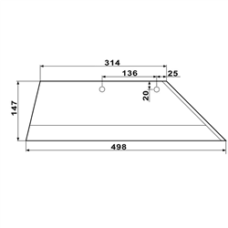 Lemiesz prawy pług Lemken 18"-347492835