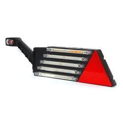 Lampa zespolona tylna 8-funkcyjna z obrysówką LED 12/24V lewa wodoodporna z przewodem-347488598