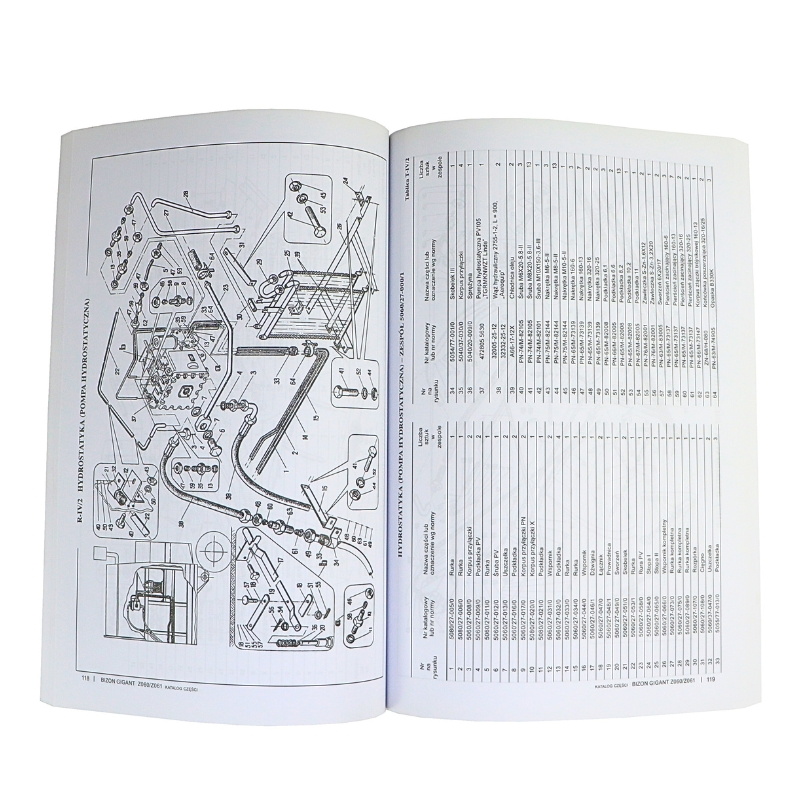 Katalog części Bizon gigant Z060/Z061-347771876