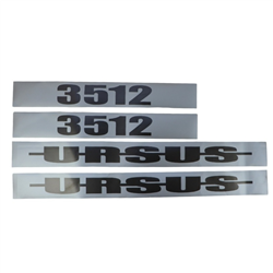Komplet naklejek znaków - emblematów Ursus 3512-347774248
