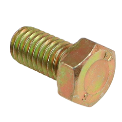 Śruba z łbem 6-kątnym pełny gwint 3/8" x 3/4" UNC DIN933 ocynk - boczna cylindra podnośnika MF-347927137