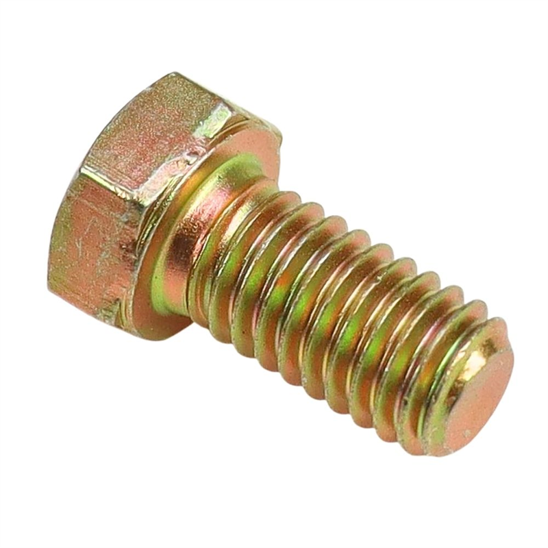 Śruba z łbem 6-kątnym pełny gwint 3/8" x 3/4" UNC DIN933 ocynk - boczna cylindra podnośnika MF-347927138